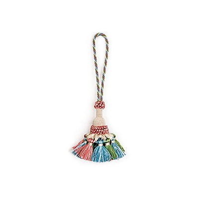 Scalamandre Trim MILADY FRINGE KEY TASSEL SPECTRUM/CREAM