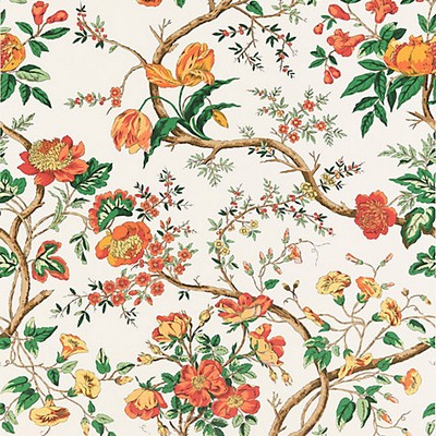 Scalamandre Wallcoverings PERSEPHONE WALLCOVERING PERSIMMON