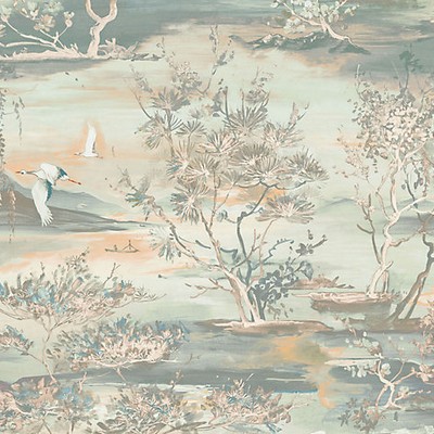 Scalamandre Wallcoverings SAGIMAI AQUA