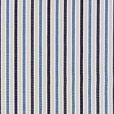 Scalamandre LEEDS COTTON STRIPE INDIGO