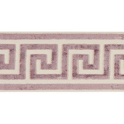 Scalamandre Trim GREEK KEY VELVET TAPE AMETHYST