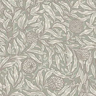 Scalamandre Wallcoverings OLOF SAGE GREEN