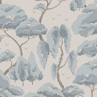 Scalamandre Wallcoverings KRISTOFFER MISTY BLUE