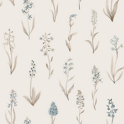 Scalamandre Wallcoverings ALMA MISTY BLUE