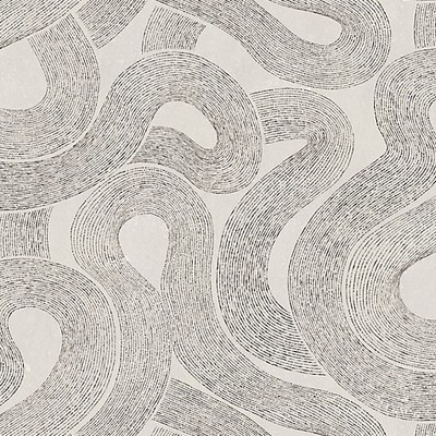 Scalamandre Wallcoverings SAND / ZEN - MURAL GRAPHITE