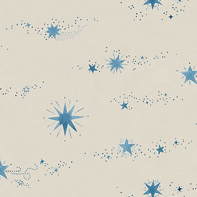 Scalamandre Wallcoverings GILLIS - MURAL BLUE