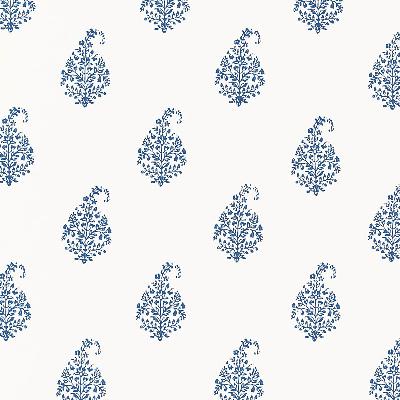 Schumacher Wallpaper KERALA PAISLEY DELFT