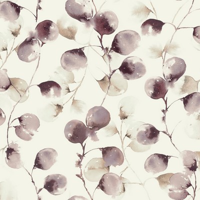 York Wallcovering Eucalyptus Trail Wallpaper Mulberry