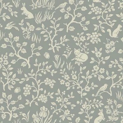 York Wallcovering Magnolia Home Fox & Hare Peel and Stick Wallpaper Gray