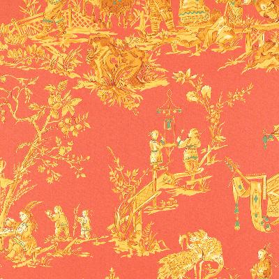 Schumacher Fabric CHINOIS CORAL