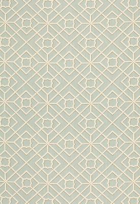 Schumacher Fabric LUAN FRETWORK SKY