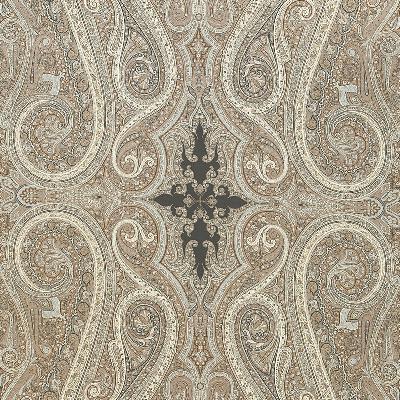 Schumacher Fabric PASHA PAISLEY STONE