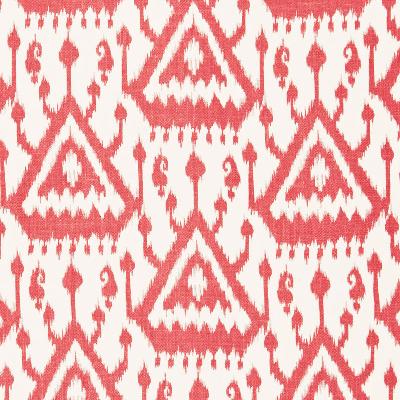 Schumacher Fabric VIENTIANE IKAT PRINT CORAL