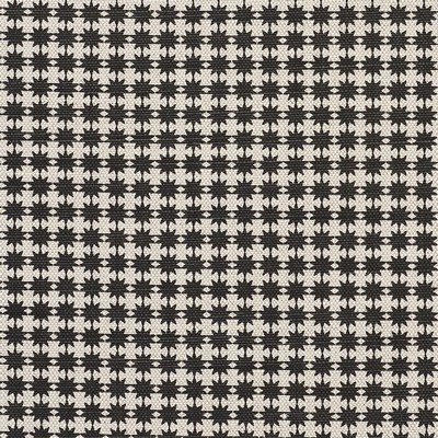 Schumacher Fabric STELLA BLACK & NATURAL