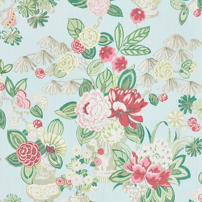 Schumacher Fabric BOUQUET CHINOIS SKY