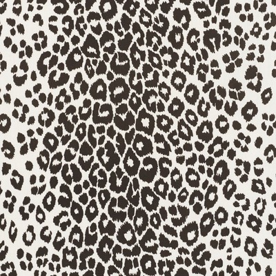 Schumacher Fabric ICONIC LEOPARD INDOOR OUTDOOR GRAPHITE