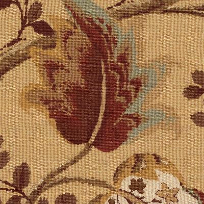 Schumacher Fabric FOX HOLLOW HONEY AND SMOKE