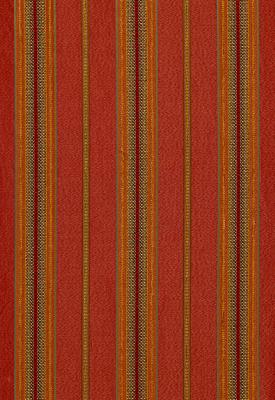 Schumacher Fabric SINCLAIR CHENILLE STRIPE ROUGE