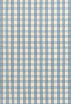 Schumacher Fabric ELTON COTTON CHECK CHAMBRAY