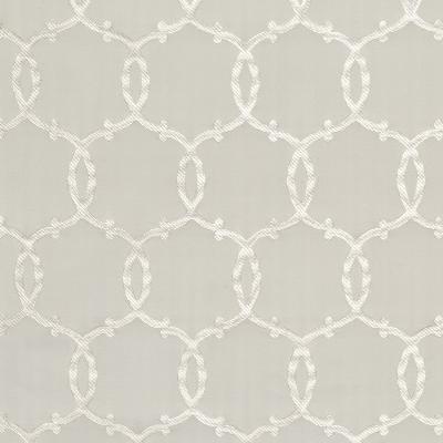 Schumacher Fabric SILK TRACERY PEARL