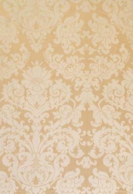 Schumacher Fabric HATFIELD SILK DAMASK SESAME