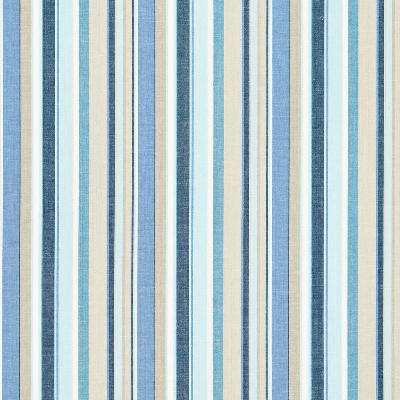 Schumacher Fabric TYBEE STRIPE OCEAN