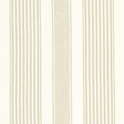 Schumacher Fabric SUMMERVILLE LINEN STRIPE DUNE