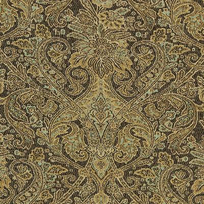 Schumacher Fabric SINCLAIR WOOL PAISLEY JAVA