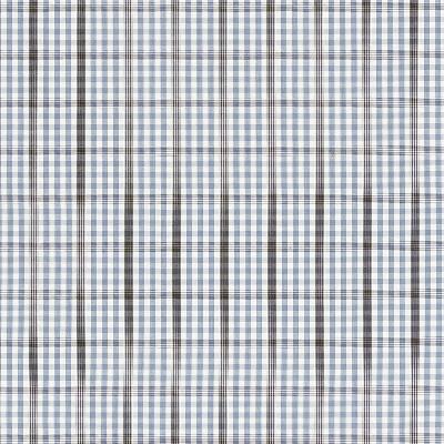 Schumacher Fabric COZUMEL PLAID CORNFLOWER