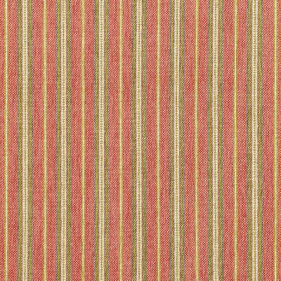 Schumacher Fabric TOSCANA STRIPE TUSCAN RED