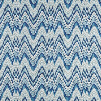 Schumacher Fabric VALKYRIE FLAME STITCH DELFT