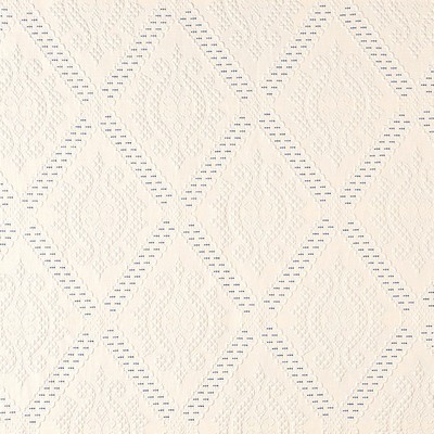 Schumacher Fabric EUGENIE IVORY / BLEU