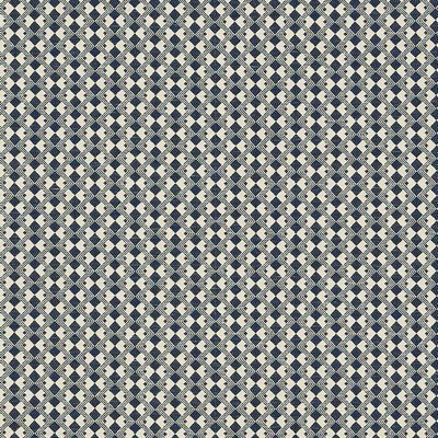 Schumacher Fabric HUXLEY NAVY