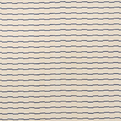 Schumacher Fabric LINES BLUE