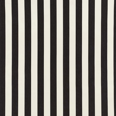 Schumacher Fabric ANDY STRIPE BLACK