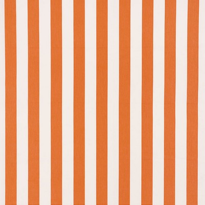 Schumacher Fabric ANDY STRIPE ORANGE