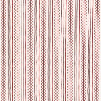 Schumacher Fabric JACK STRIPE RED