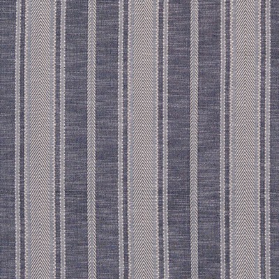 Schumacher Fabric ZINA STRIPE BLUE