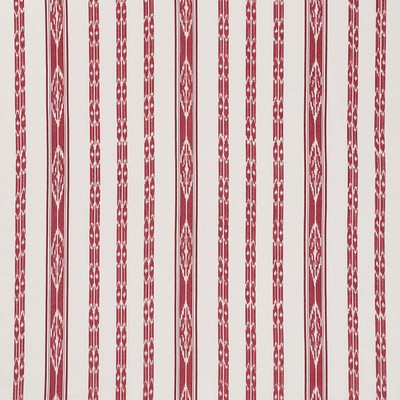 Schumacher Fabric MARIAM IKAT RED