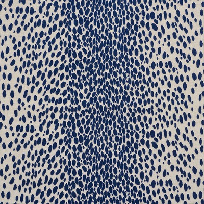 Schumacher Fabric CHEETAH VELVET INK