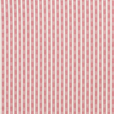 Schumacher Fabric BEVERLY STRIPE RED