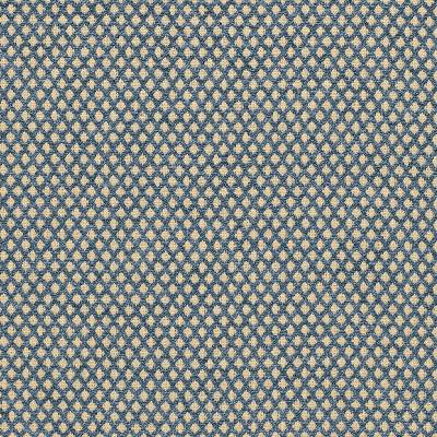 Schumacher Fabric LOSANGE BOUCLE PRUSSIAN