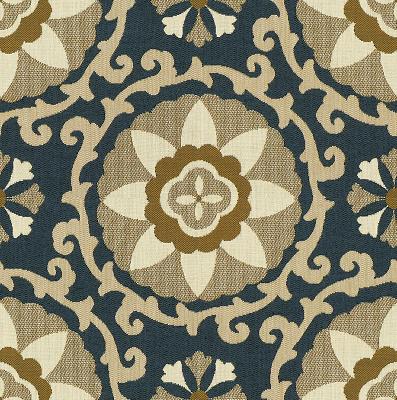 Kravet EXOTIC SUZANI SAPPHIRE