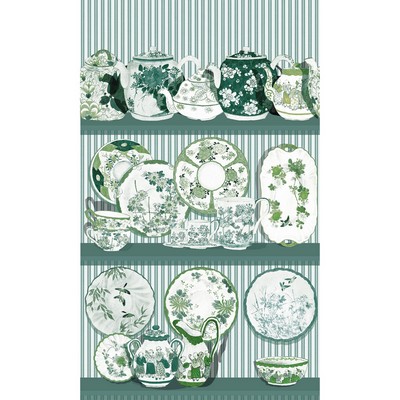 Kravet Wallcovering TEA TIME VERDE