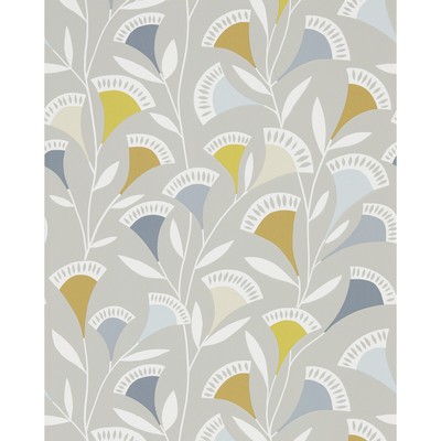 Kravet Wallcovering NOUKKU WP DANDELION/BUTTERSCOTCH/CHARCOAL