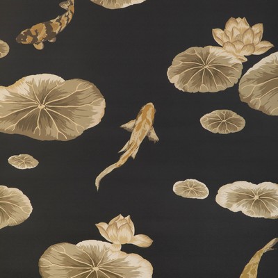 Kravet Wallcovering LOTUS POND WP NOIR