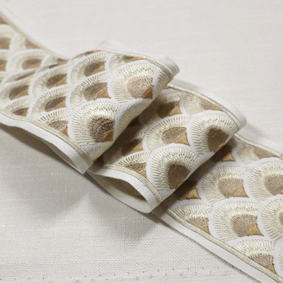 Magnolia Fabrics  Fanny Emb Tape QUARTZ