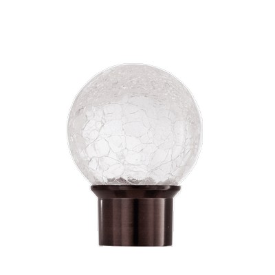 Aria Metal Crackle Glass Ball Oil Rubbed Bronze