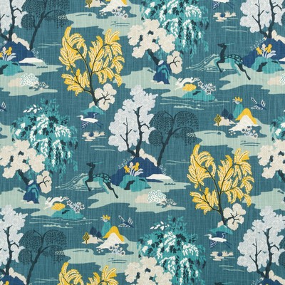 Robert Allen Modern Toile Peacock