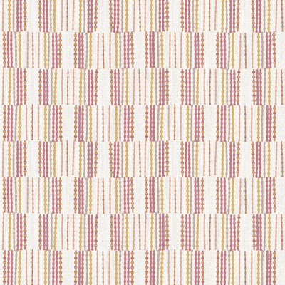 Brewster Wallcovering Burgen Orange Geometric Linen Wallpaper Orange